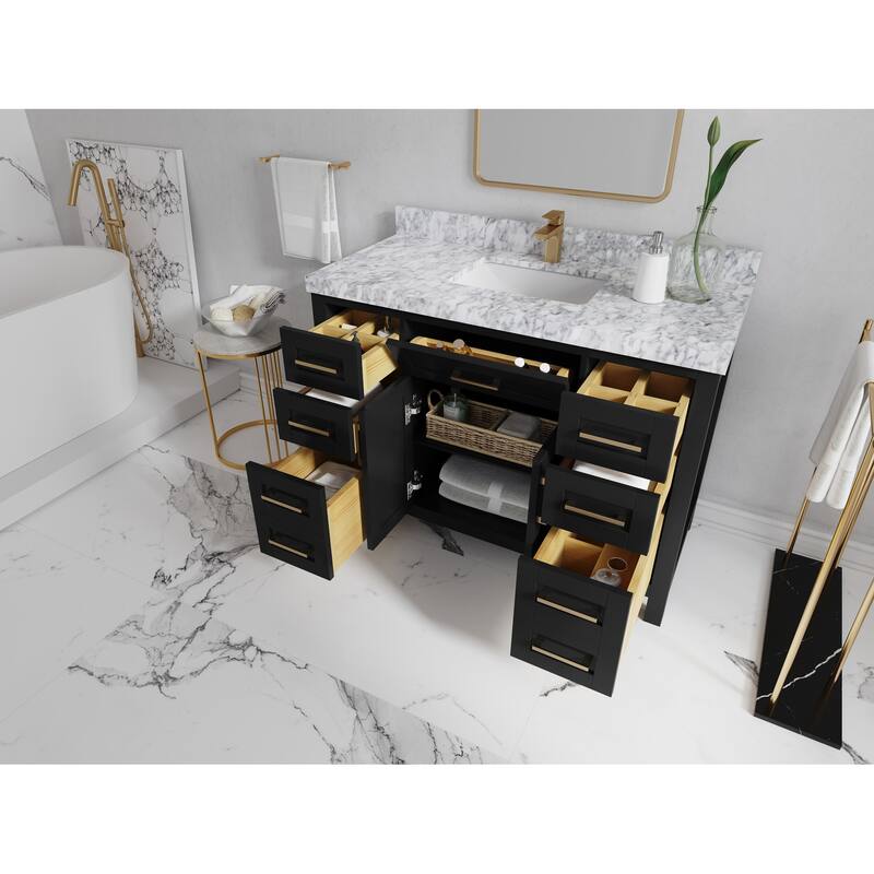 Willow Collections 48 in. W x 22 in. D Cambridge Single Sink Bathroom Vanity with Countertop