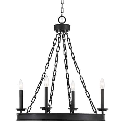 Savoy House Seville 4 Light 25" Wide Taper Candle Chandelier