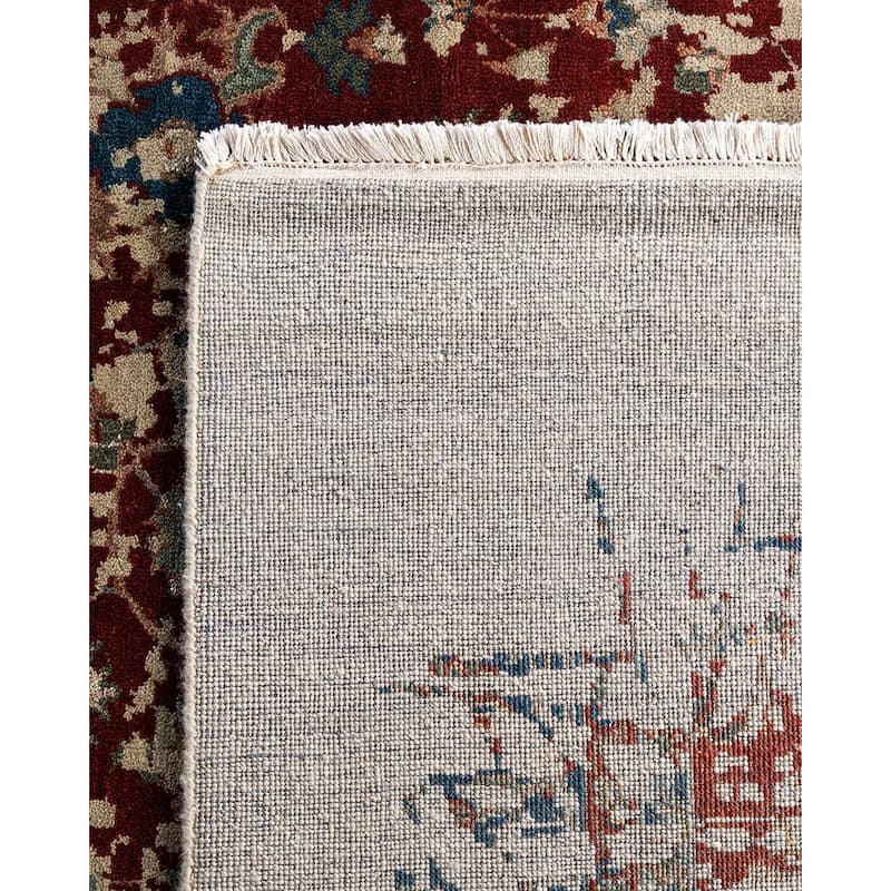 Ikat One-of-a-Kind Hand-Knotted Area Rug - Beige, 8' 1" x 10' 4" - 8' 1" x 10' 4"