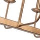preview thumbnail 17 of 26, Farmhouse 10-Light Candle Iron Kitchen Island Linear Chandelier