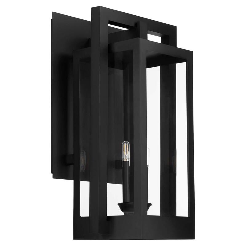 Quorum International 736-30 Marco 4 Light 30" Tall Outdoor Wall Sconce - Textured Black