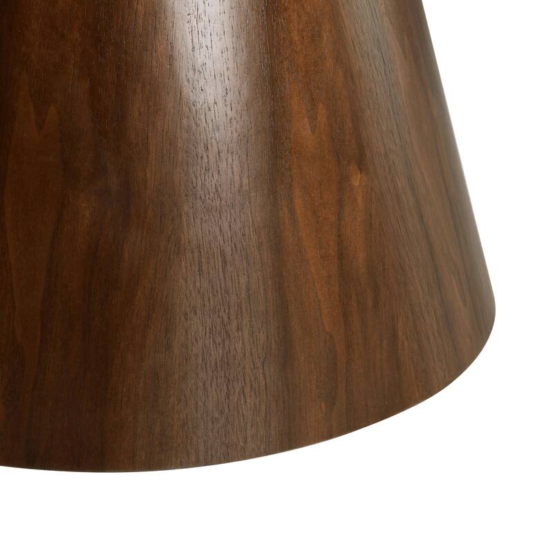 Round 47" Dining Table with Ash Wood Veneer Top Fynix Collection