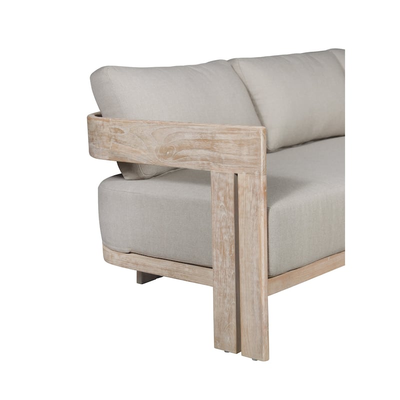 Paradiso Teak Wood Sofa Natural Look