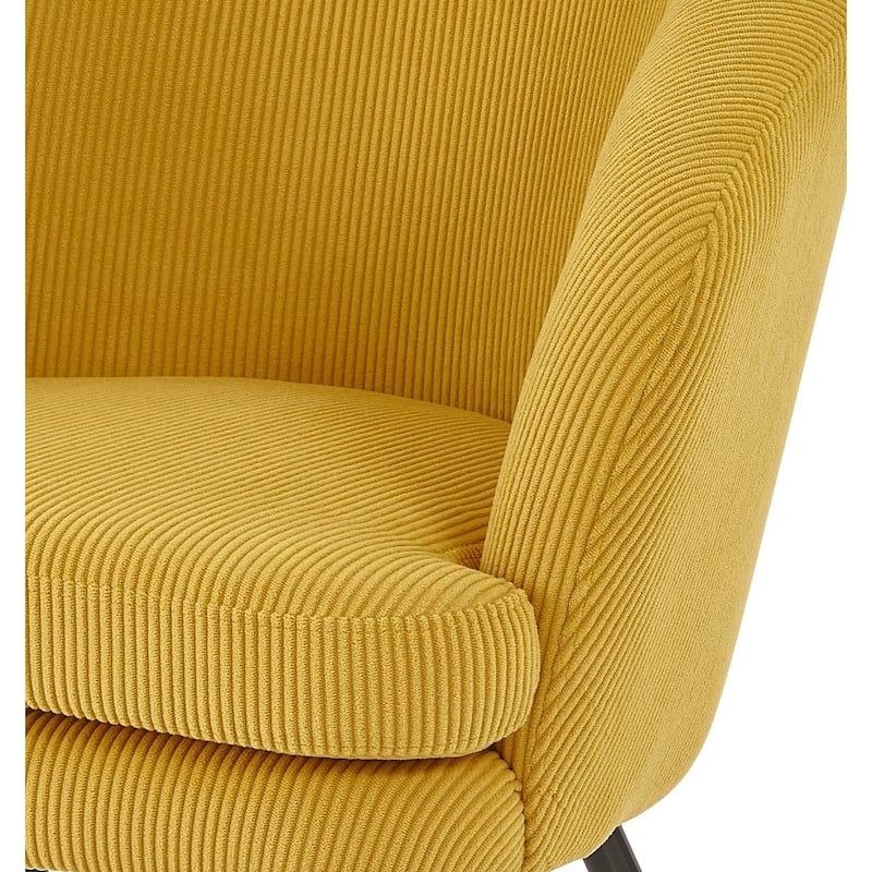Mid Century Modern Upholstered Living Room Accent Chair