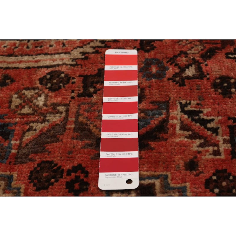 ECARPETGALLERY Hand-knotted Melis Vintage Red Wool Rug - 5'3 x 7'7