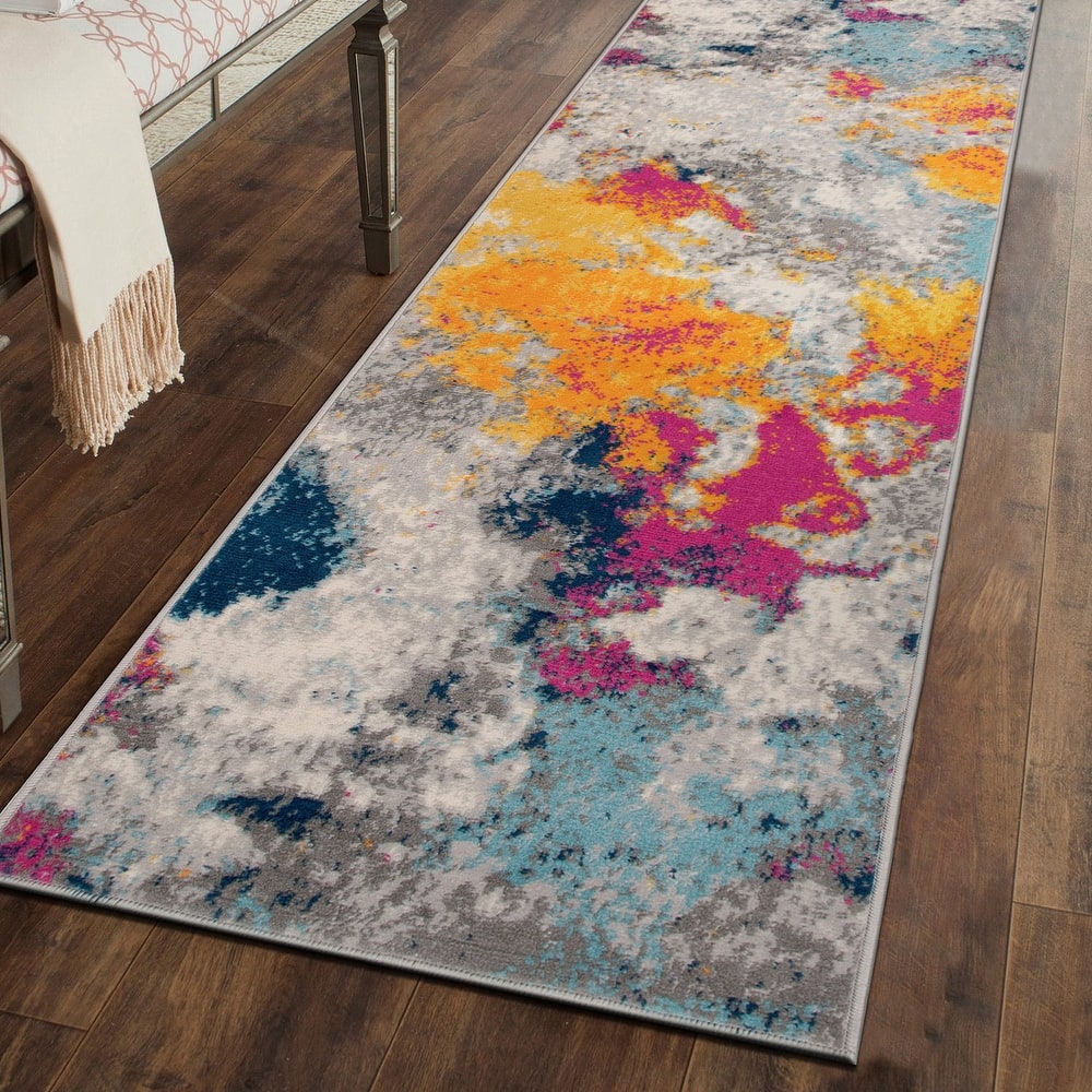 World Rug Gallery Abstract Contemporary Area Rug