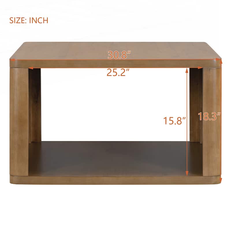 Square Coffee Table for Living Room