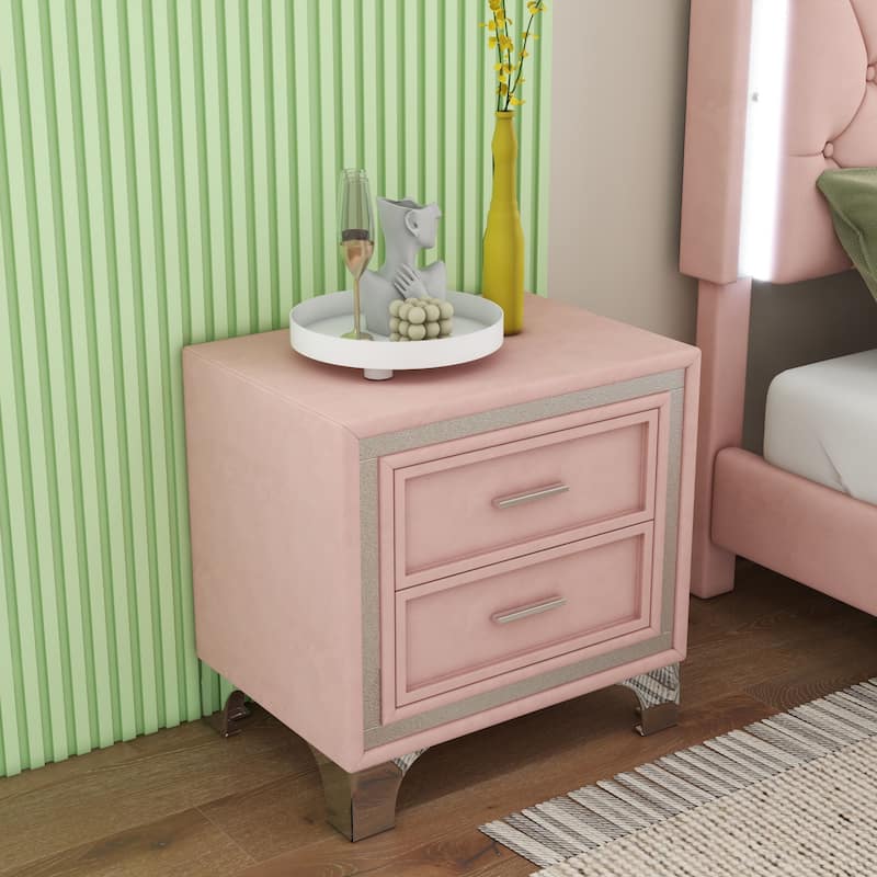 Velvet nightstand