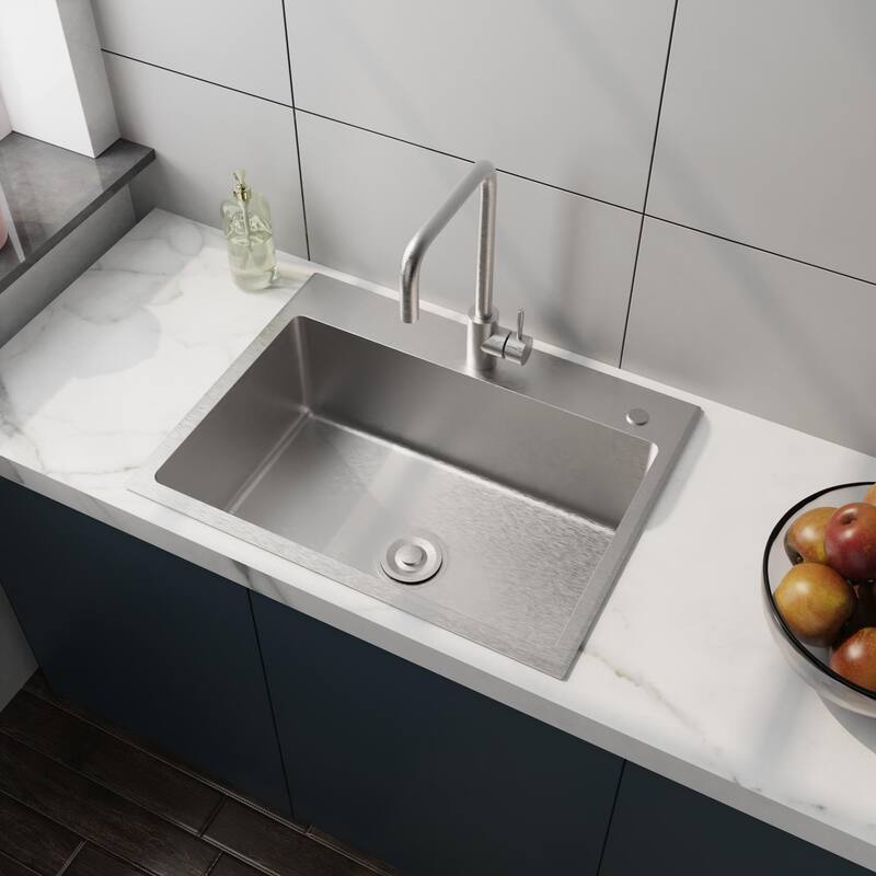24in Washing Sink with Faucet Hoses and Drain Head Only