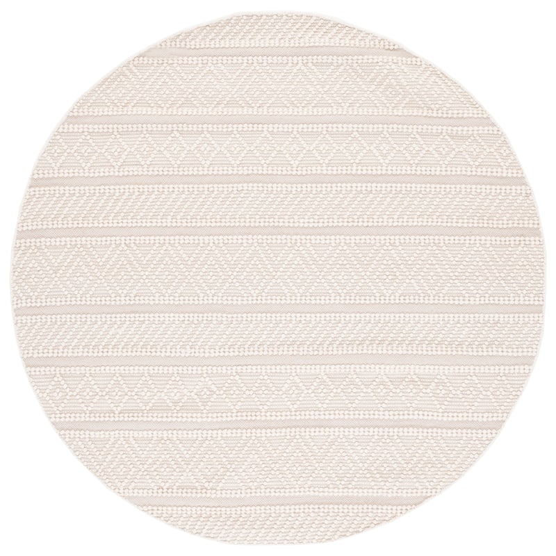 SAFAVIEH Handmade Natura Mette Wool Braided Tassel Rug
