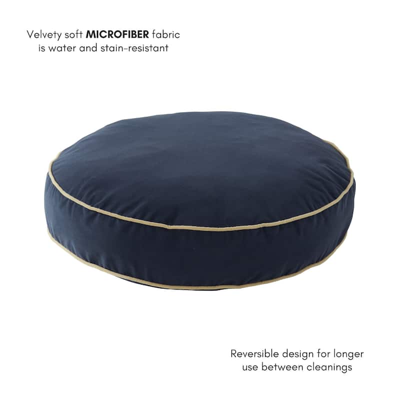 Scout Round Reversible Pillow Dog Bed