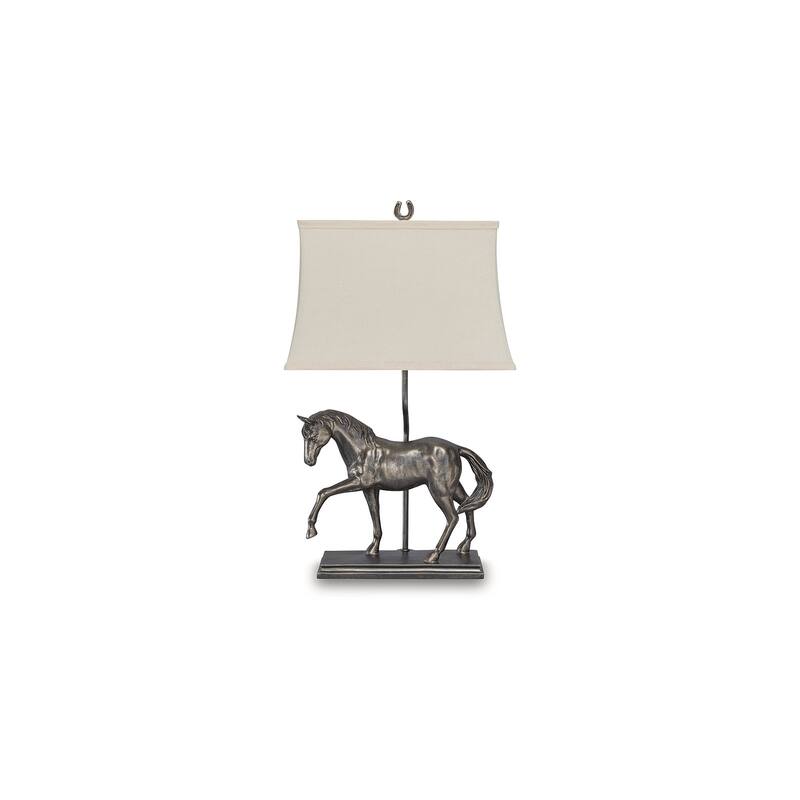Signature Design by Ashley Sandorman Bronze Table Lamp - 16"W x 9"D x 27"H