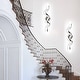 preview thumbnail 21 of 47, Modern Spiral Design LED Bathroom Vanity Light Dimmable Wall Light