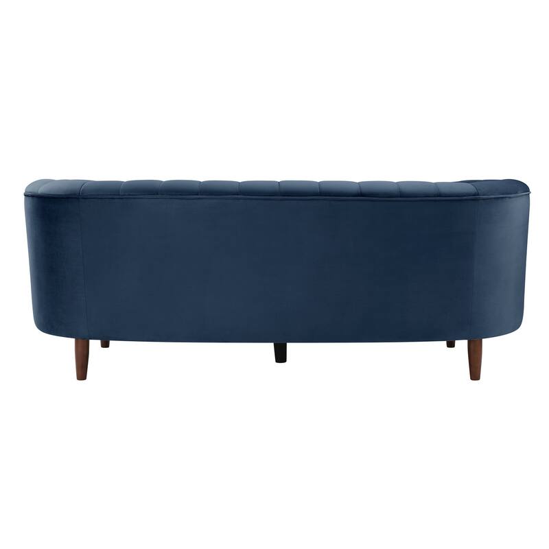 Yanna Tufted Sofa with Wooden Leg