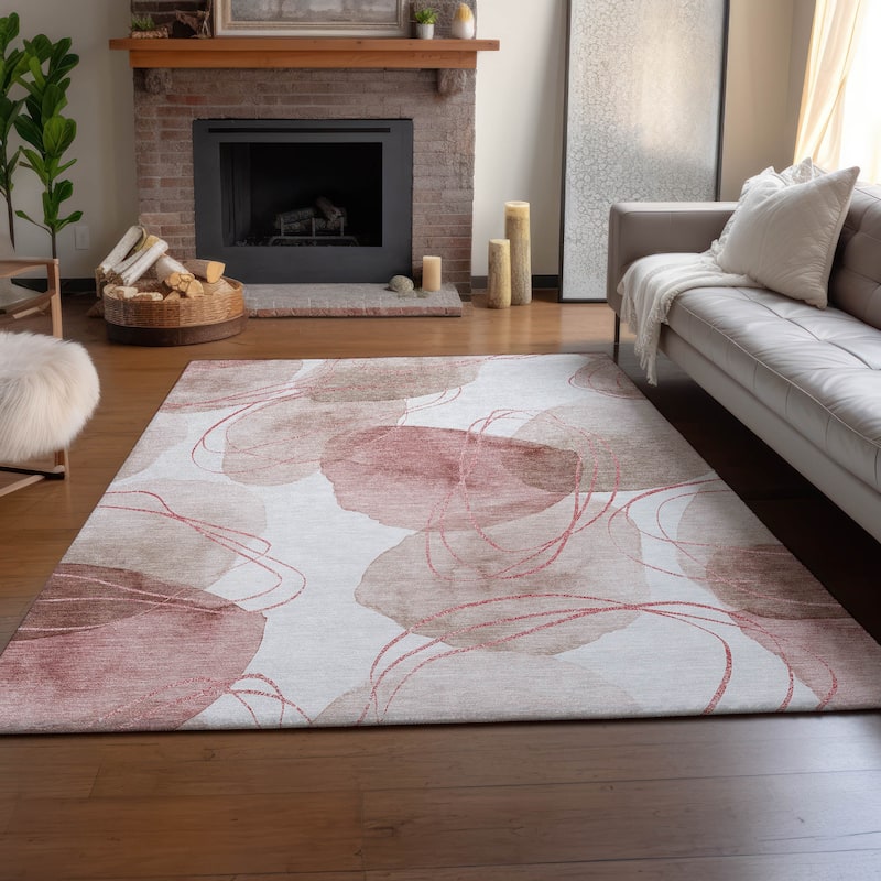 Premium Washable Super Soft Abstract Modern Mayfield Rug