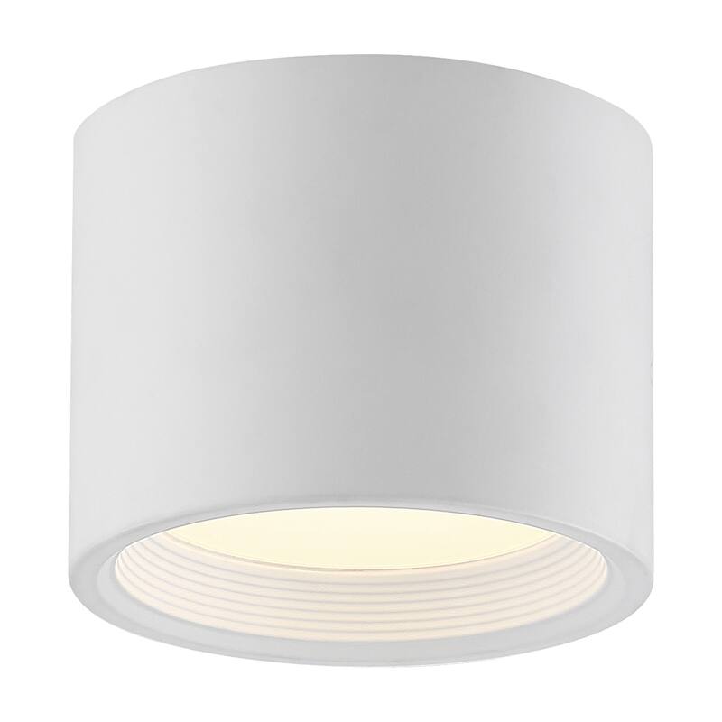 Reel 1-light White LED Small Flush Mount - White