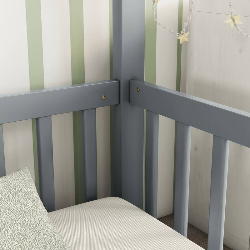 House-shape Bed Frame Double Twin Size Floor Bed with Fence Guardrails, without Door for Multi Toddler Children Kids Boys Girls