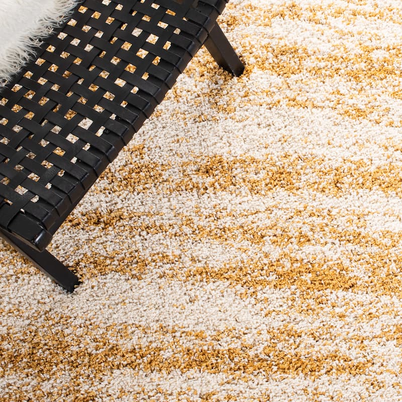 SAFAVIEH, Hudson Shag Felecia Modern Abstract 2-inch Thick Rug