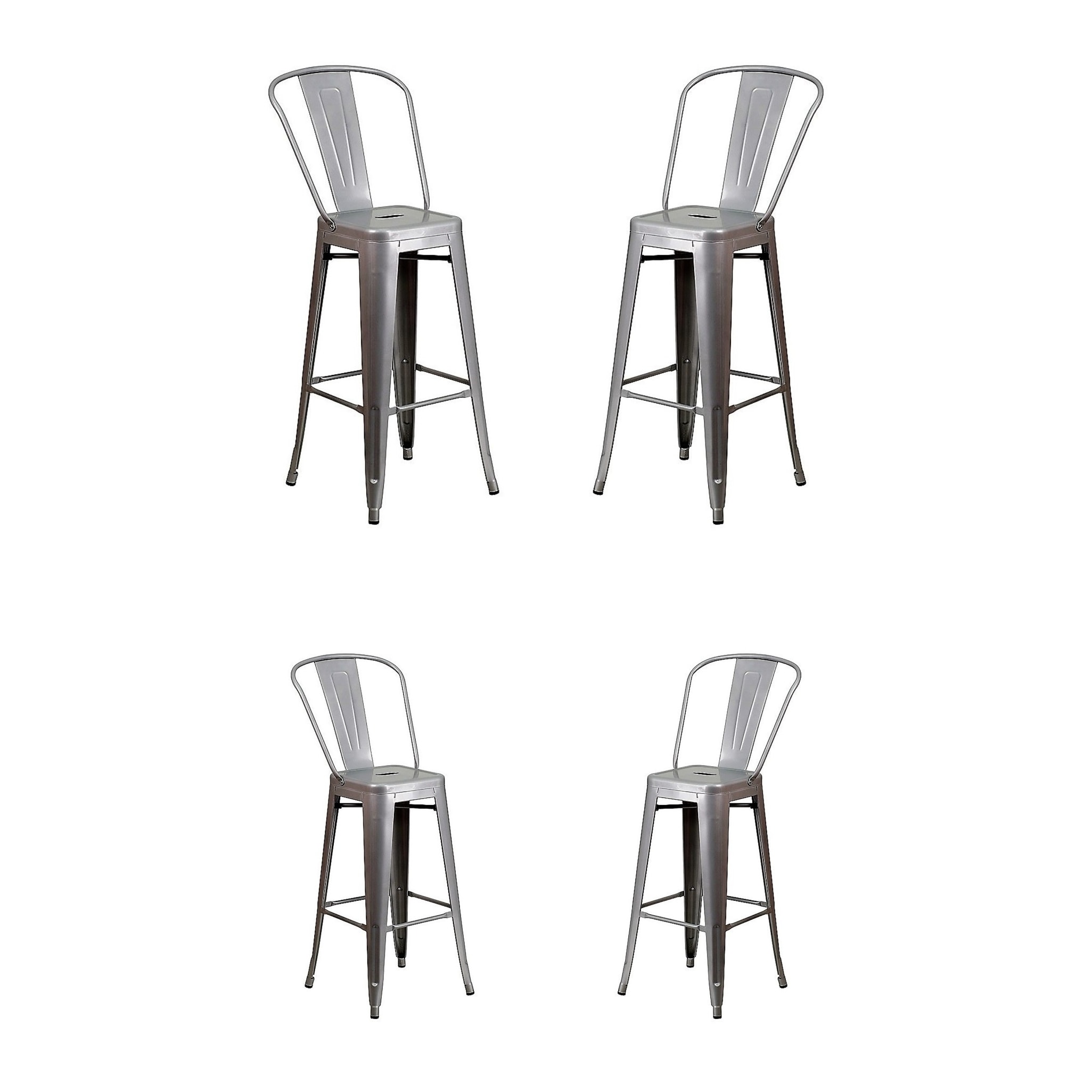 Walmart 24 Inch Gunmetal Bar Stools Classic Gunmetal Counter Stool