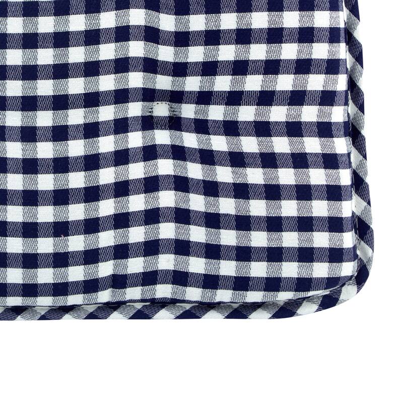 Klear Vu Tufted Non-Slip Dining Chair Cushion Set
