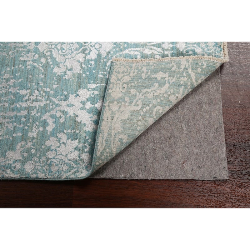 Vegetable Dye Art & Craft Oriental Runner Rug Hand-knotted Wool Carpet - 2'8" x 9'11"