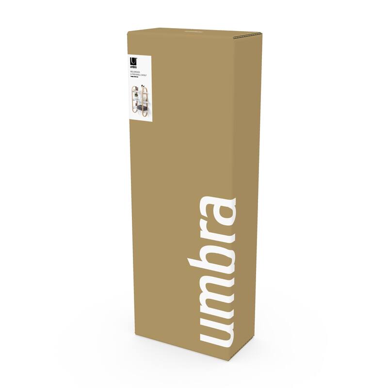 Umbra 1016859 Bellwood 29-1/2" x 9-5/16" Wood Display Shelf