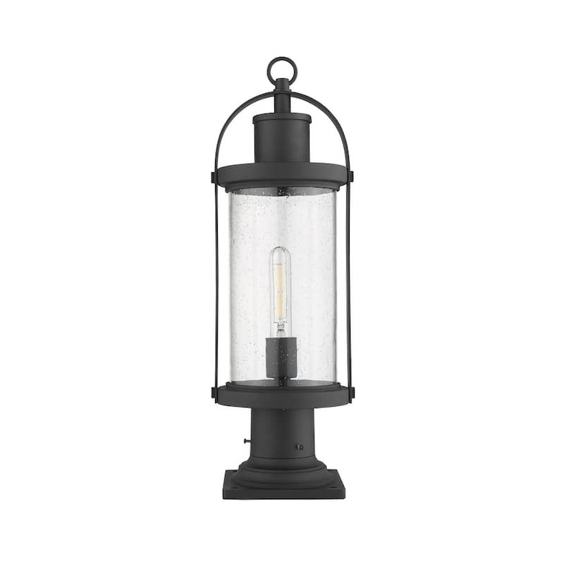 Z-Lite Roundhouse 22" Tall Outdoor Pier Mount Post Light