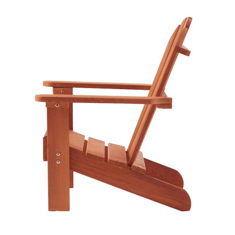 Anmytek Kids Foldable Adirondack Chair Solid Wood Outdoor Indoor Toddler Furniture