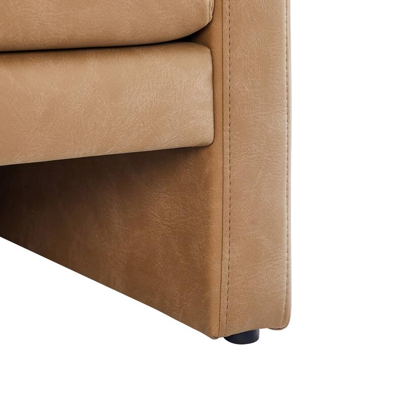 Tovara Vegan Leather Arm Chair by Greyson Living