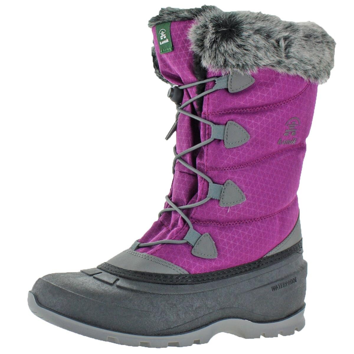 Shop Kamik Momentum 2 Women S Waterproof Nylon Cuffed Winter Snow Boots Overstock 24355019