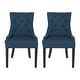 preview thumbnail 39 of 70, Cheney Contemporary Tufted Dining Chairs (Set of 2) by Christopher Knight Home - 21.50" L x 25.00" W x 36.00" H