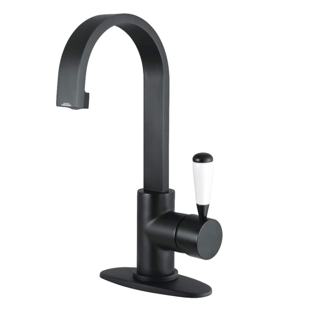 Kingston Brass Paris 1.2 GPM Single Hole Bathroom Faucet with Pop-Up