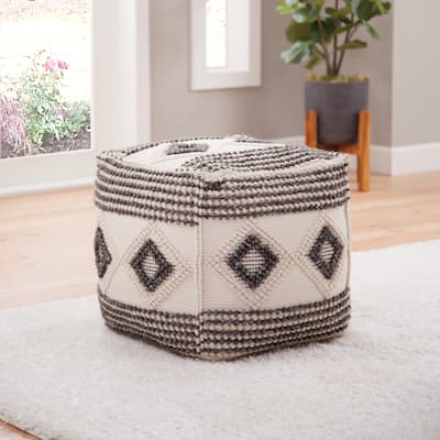Steve Silver Datil Handwoven Pouf