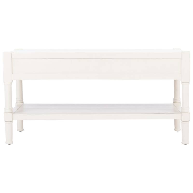 SAFAVIEH Alene 2-Drawer Bottom Shelf Coffee Table - 37.8" W x 19" L x 19" H - 38Wx19Dx19H