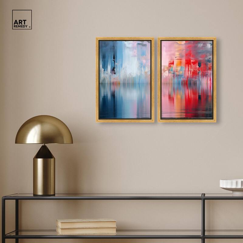 Prism on Water Canvas Set of 2 by Art Remedy