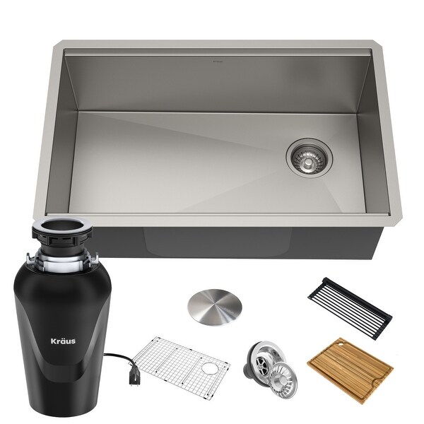 KRAUS Kore Workstation Undermount Stainless Steel Kitchen