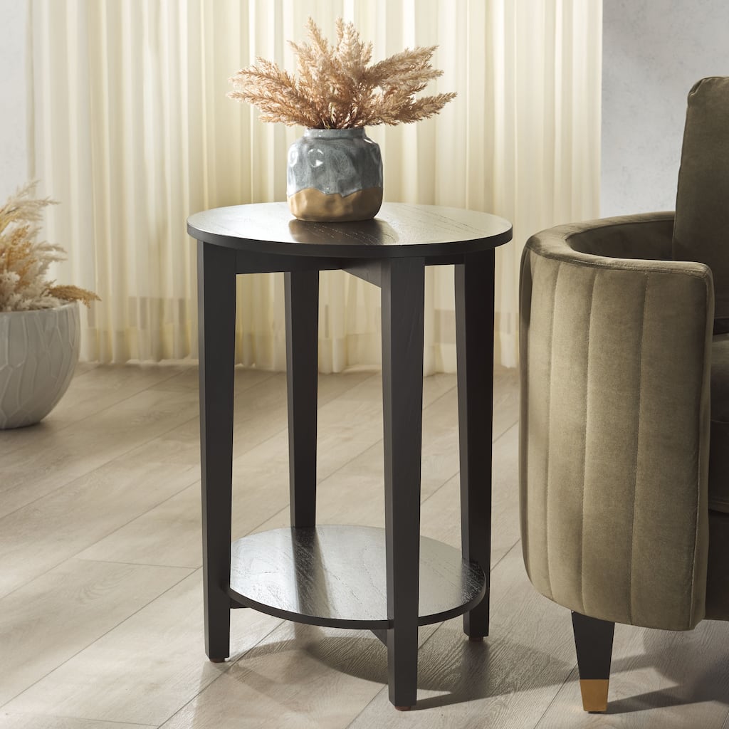 SAFAVIEH Couture Leonardi Oval Accent Table - 24"W x 17"D x 24"H