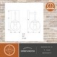 preview thumbnail 9 of 9, Vaxcel Lighting T0714 Keeler 12" Tall Wall Sconce