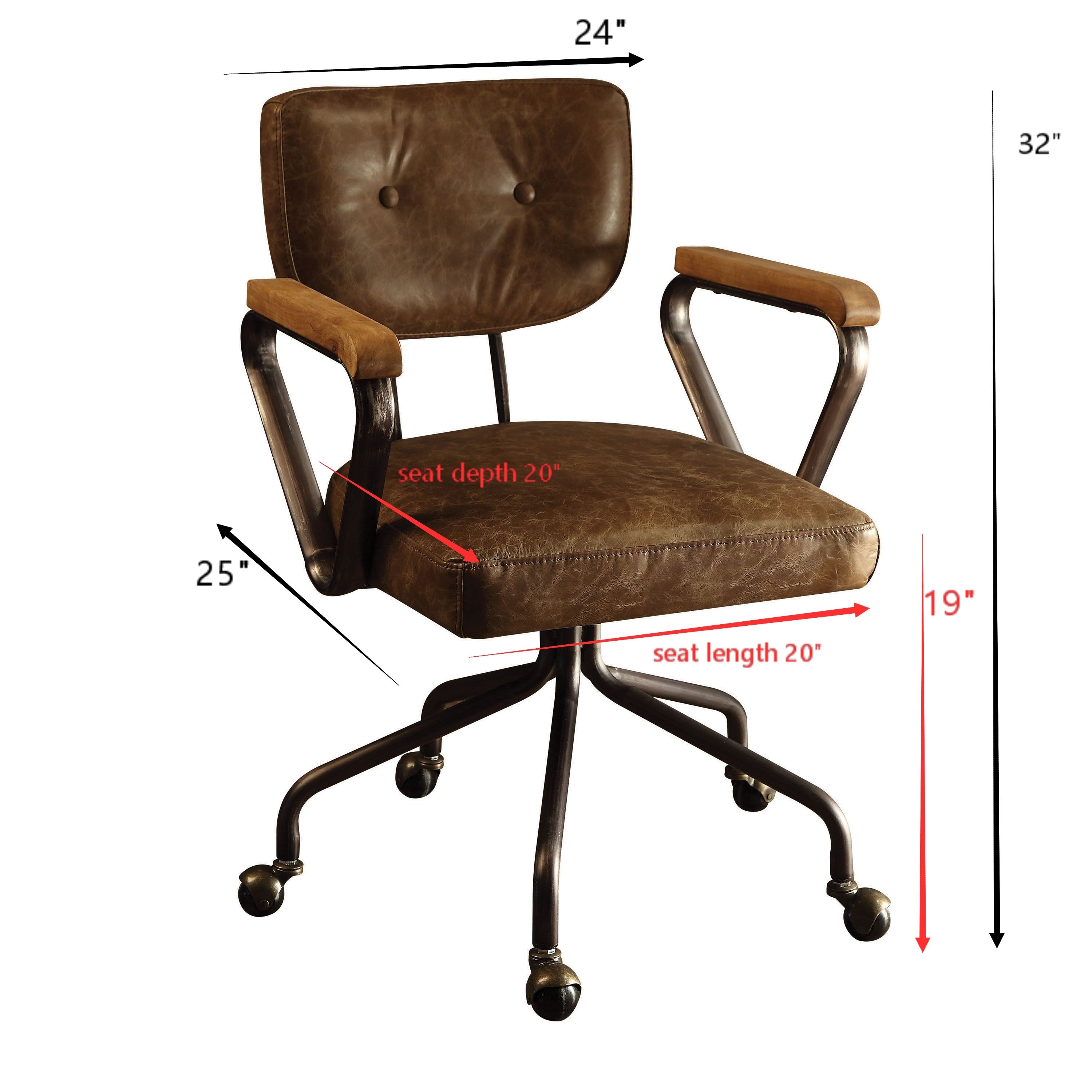 Antique office 2025 chairs