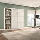 preview thumbnail 20 of 91, Pur Full Murphy Bed with Shelving Unit (84W) by Bestar