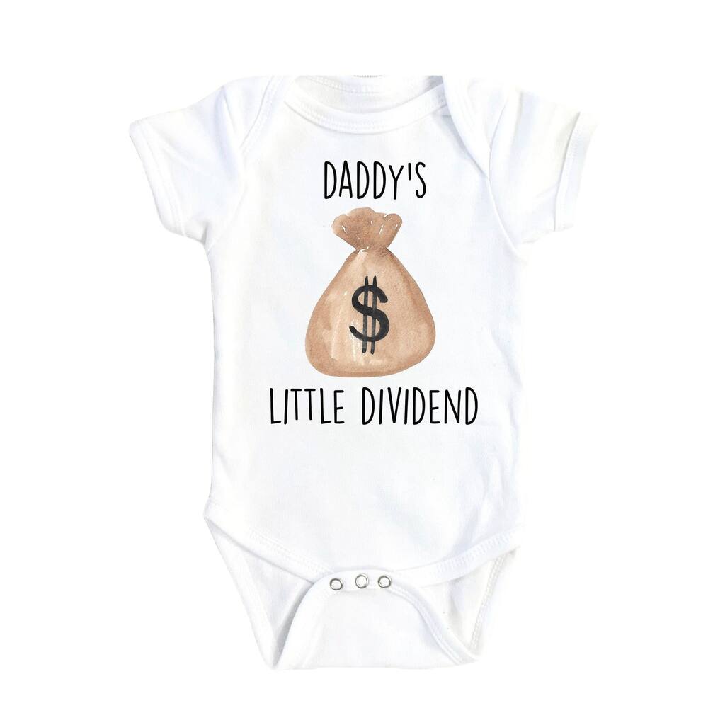 Finance Dividend - Baby Boy Girl Clothes Infant Bodysuit Funny Cute Newborn