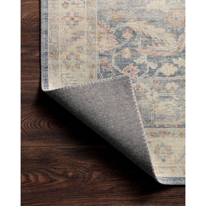Alexander Home Venetian Printed Botanical Distressed Area Rug