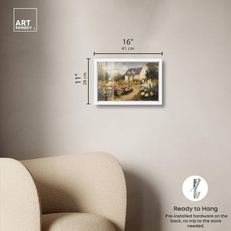 Floral Welcome Shadowbox by Art Remedy