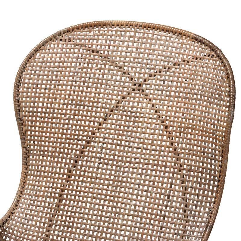 Sabelle Japandi Wood and Rattan Dining Set