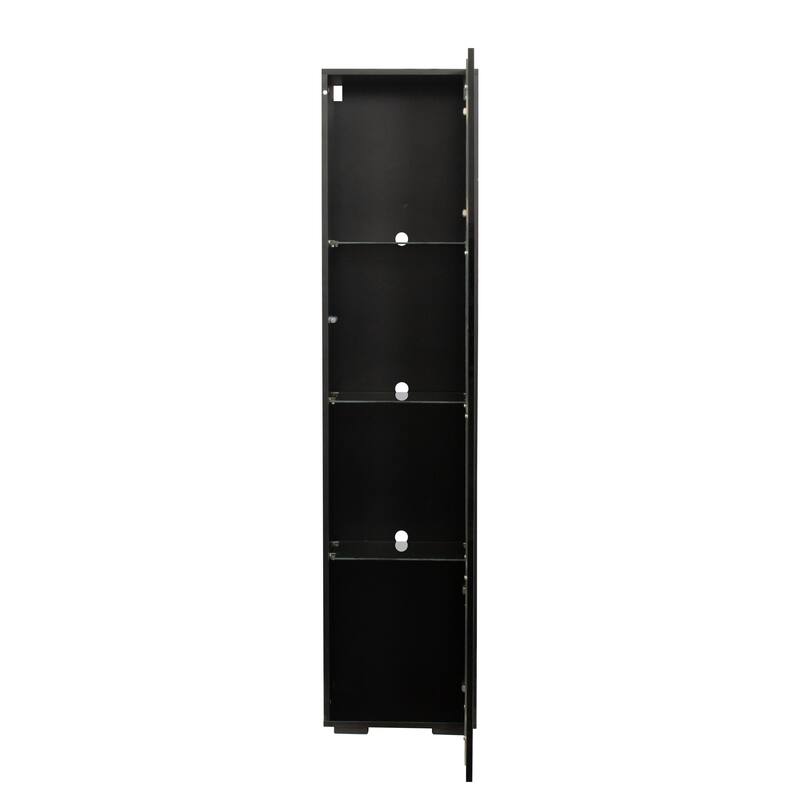 Tall Storage Cabinet with LED Lights 12 Colors