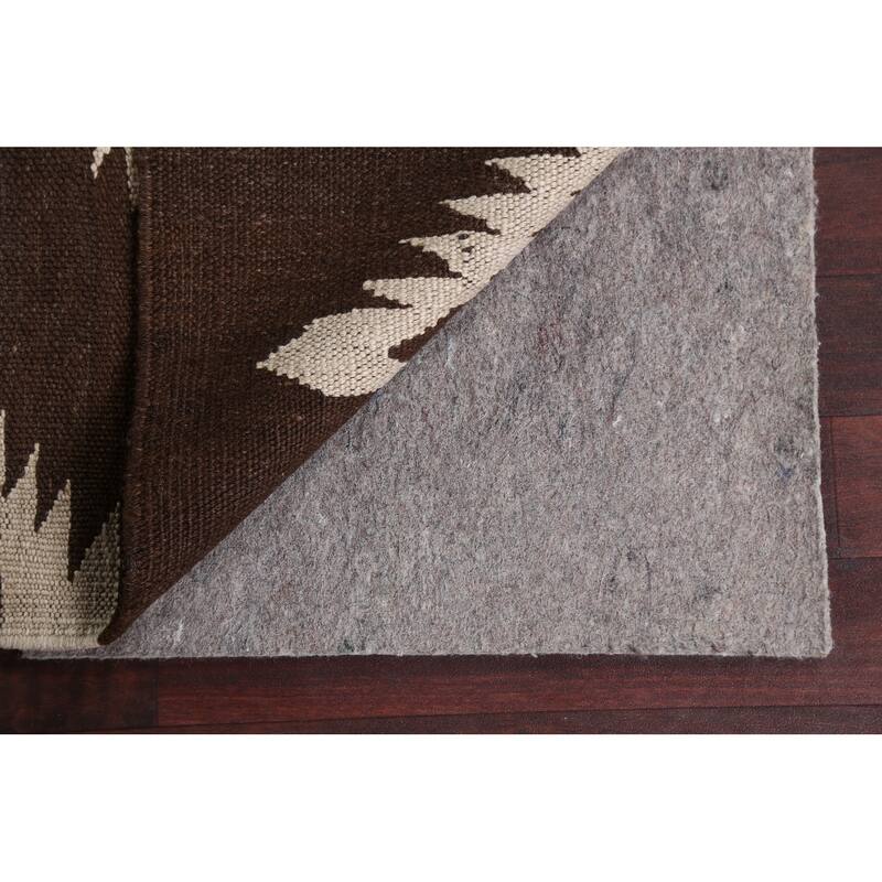 Natural Dye Kilim Geometric Tribal Oriental Area Rug Wool Hand-woven - 4'9" x 6'6"