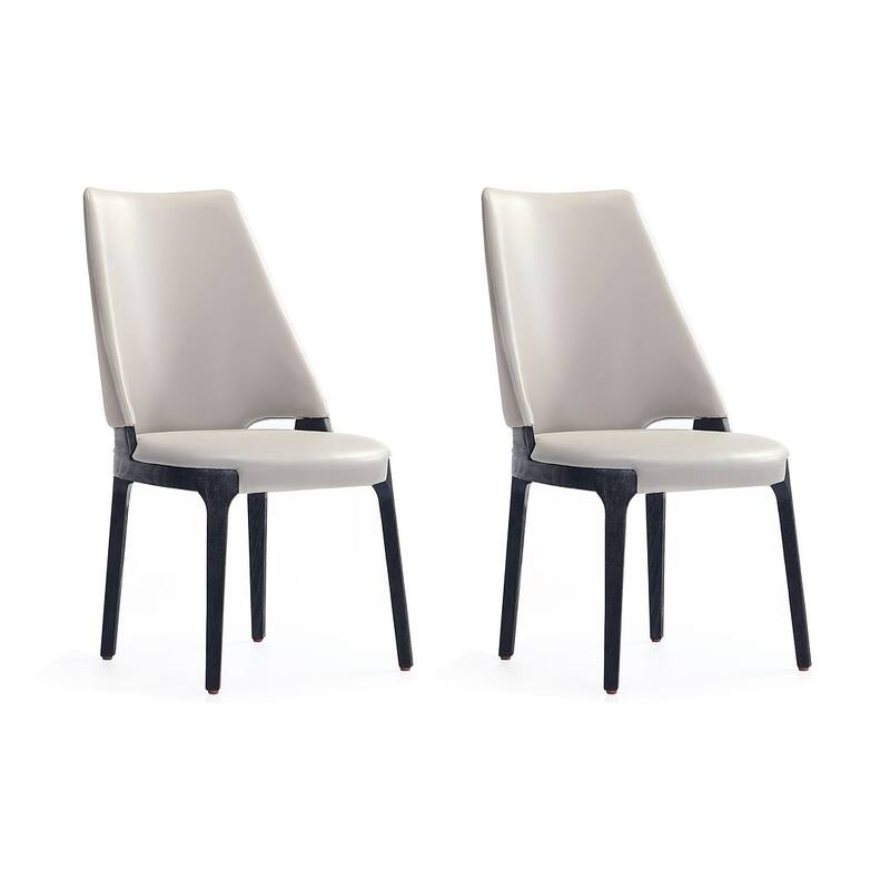 Manhattan Comfort Kara Modern Velvet Upholstered Dining Chair Set