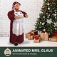 preview thumbnail 6 of 17, Fraser Hill Farm 36-In. Dancing Baking Mrs. Claus with Apron and Christmas Cookies - Animated Indoor Holiday Home Decor