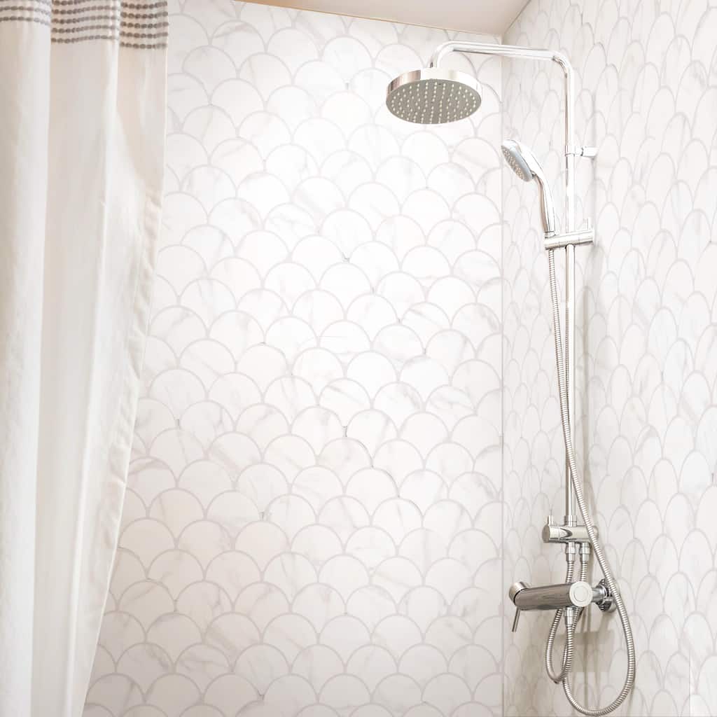 Merola Tile Scala Statuario 12-1/8" x 12-1/8" Porcelain Floor and Wall Tile