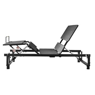 Bed Frame with Adjustable Bed Base Fame Metal Platform Bed - Bed Bath ...
